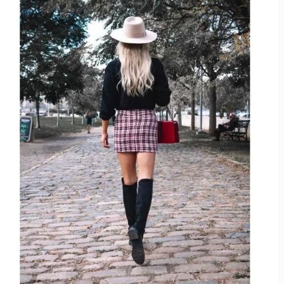 Stuart Weitzman 5050 Black Suede Knee-High Boots Size 6.5 ASO Kate Middleton - Picture 2 of 11